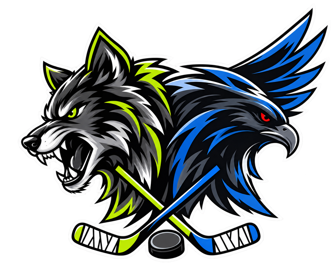 Logo de l’entente Black Wolves–Rapaces